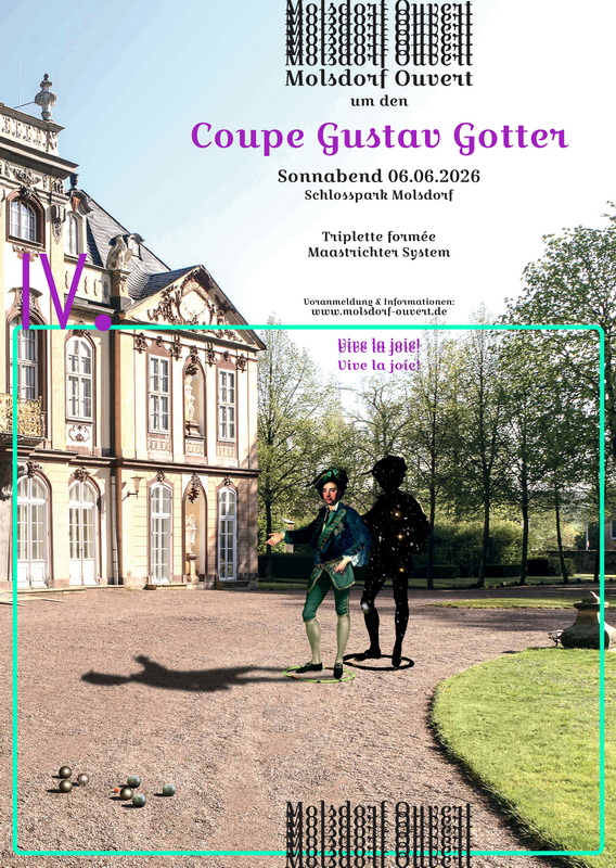 Bouleturnier im Schlosspark Molsdorf