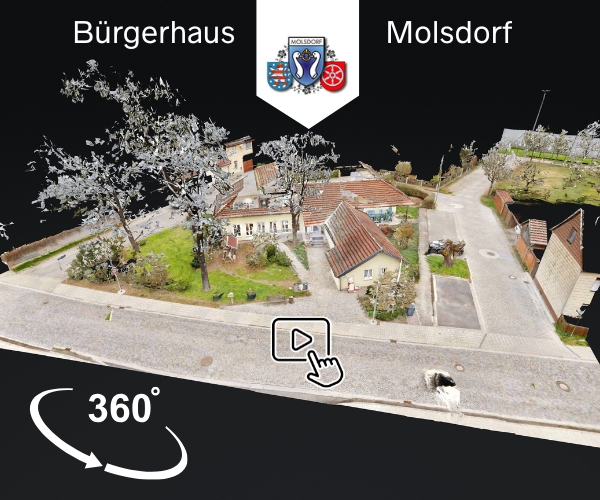 Bürgerhaus Molsdorf Virtueller Rundgang Matterport
